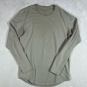 BYLT Basics Small Long Sleeve Tee Shirt Fitted Workout Athletic - Sage